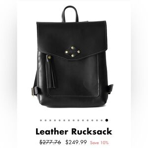 Lifetime Leather Backpack